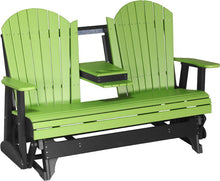 Load image into Gallery viewer, 5&#39; Poly Adirondack Glider